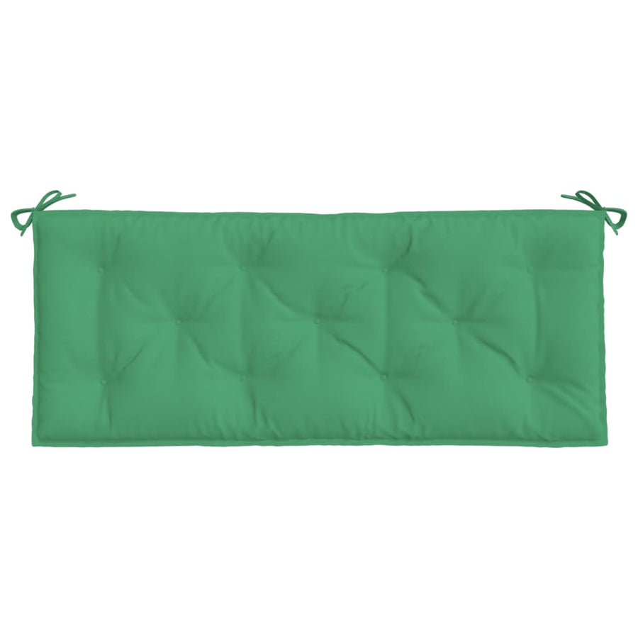 Garden Bench Cushions 2pcs Green 120x50x7cm Oxford Fabric