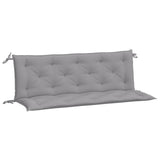 Garden Bench Cushions 2pcs Grey 150x50x7cm Oxford Fabric - Front View