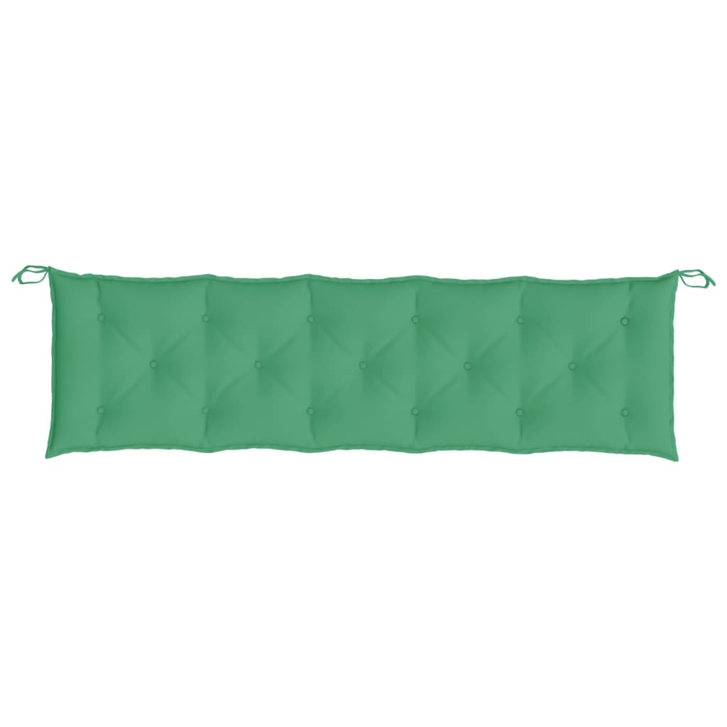 Garden Bench Cushions 2pcs Green 180x50x7cm Oxford Fabric