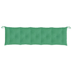 Garden Bench Cushions 2pcs Green 180x50x7cm Oxford Fabric