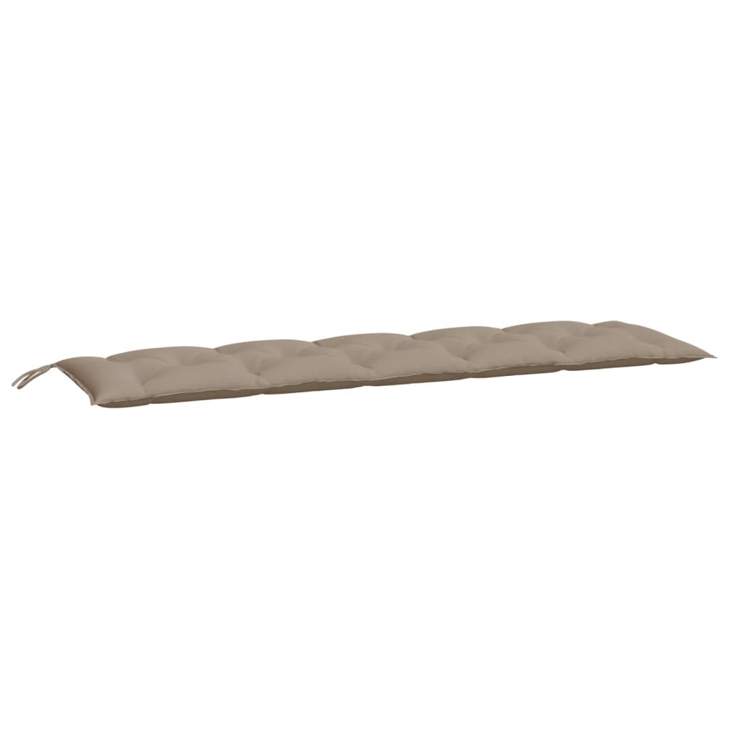 Garden Bench Cushions 2pcs Taupe 180x50x7cm Oxford Fabric