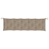 Garden Bench Cushions 2pcs Taupe 180x50x7cm Oxford Fabric