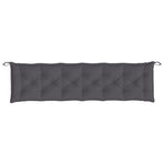 Garden Bench Cushions 2pcs Anthracite 200x50x7cm Oxford Fabric