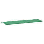 Garden Bench Cushions 2pcs Green 200x50x7cm Oxford Fabric