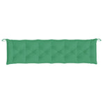 Garden Bench Cushions 2pcs Green 200x50x7cm Oxford Fabric