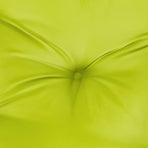 Garden Bench Cushions 2pcs Bright Green 200x50x7 cm