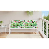 Garden Bench Cushions 2pcs Multicolour 200x50x7cm Fabric