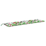 Garden Bench Cushions 2pcs Multicolour 200x50x7cm Fabric