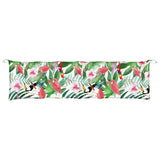 Garden Bench Cushions 2pcs Multicolour 200x50x7cm Fabric - Rear View