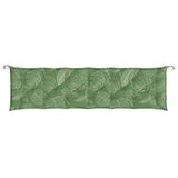 Garden Bench Cushions 2pcs Leaf Pattern 200x50x7cm Fabric