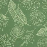 Garden Bench Cushions 2pcs Leaf Pattern 200x50x7cm Fabric - Low Angle