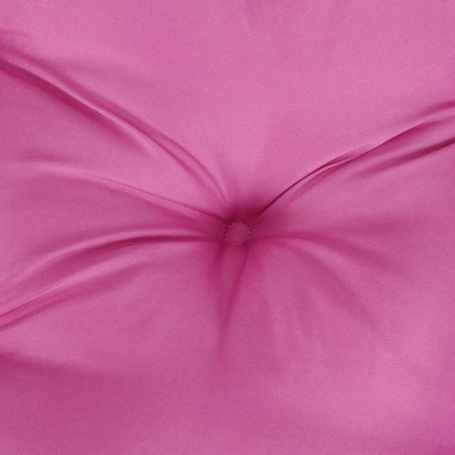 Garden Bench Cushions 2pcs Pink 200x50x7cm Fabric