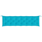 Garden Bench Cushions 2pcs Turquoise 200x50x7cm Fabric