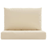 Pallet Cushions 2 pcs Beige Oxford Fabric