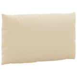 Pallet Cushions 2 pcs Beige Oxford Fabric - Rear View