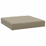 Pallet Cushions 2 pcs Taupe Oxford Fabric - 45-Degree Angle