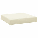 Pallet Cushions 3 pcs Cream White Oxford Fabric