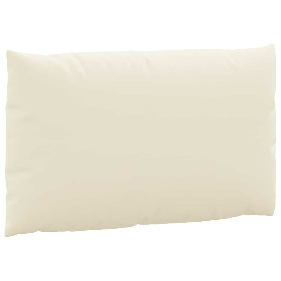 Pallet Cushions 3 pcs Cream White Oxford Fabric