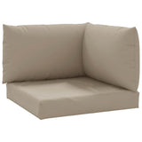 Pallet Cushions 3 pcs Taupe Oxford Fabric