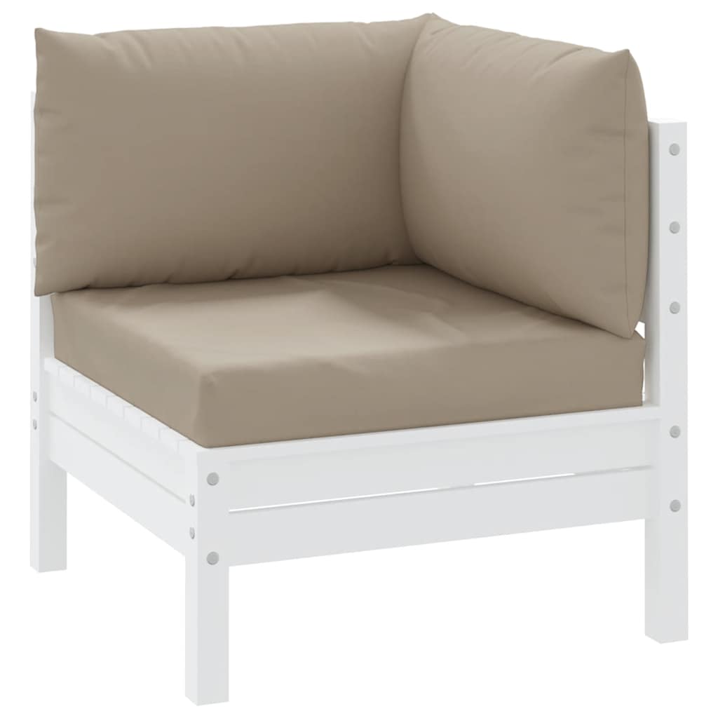 Pallet Cushions 3 pcs Taupe Oxford Fabric