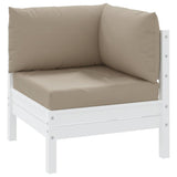 Pallet Cushions 3 pcs Taupe Oxford Fabric