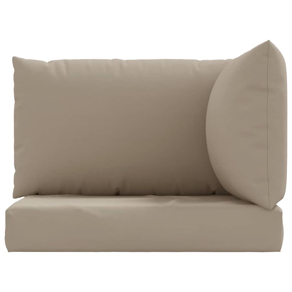 Pallet Cushions 3 pcs Taupe Oxford Fabric