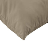 Pallet Cushions 3 pcs Taupe Oxford Fabric - Close-Up Angle