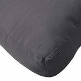 Pallet Cushion Anthracite 60x60x9.5 cm Oxford Fabric - 45-Degree Angle