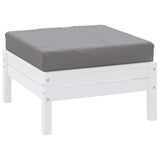 Pallet Cushion Grey 60x60x9.5 cm Oxford Fabric - Side View