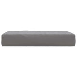 Pallet Cushion Grey 60x60x9.5 cm Oxford Fabric - Top-Down View