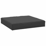 Pallet Cushion Black 60x60x8 cm Oxford Fabric - Front View