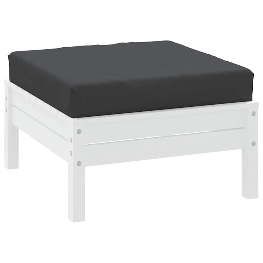 Pallet Cushion Black 60x60x8 cm Oxford Fabric