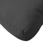 Pallet Cushion Black 60x60x8 cm Oxford Fabric