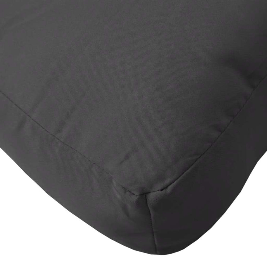 Pallet Cushion Black 60x60x8 cm Oxford Fabric