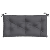 Garden Bench Cushion Anthracite 110x50x7 cm Oxford Fabric