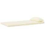 Adirondack Chair Cushions 2 pcs Cream Oxford Fabric