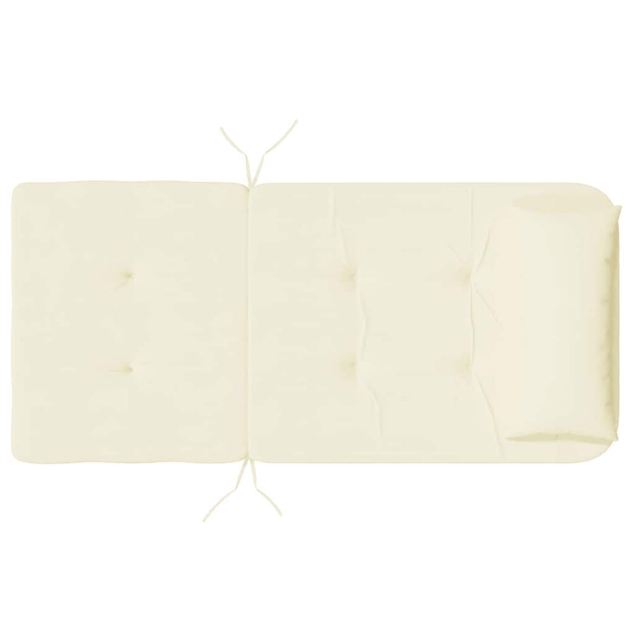 Adirondack Chair Cushions 2 pcs Cream Oxford Fabric