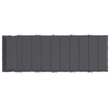 Sun Lounger Cushion Anthracite 180x60x4 cm Oxford Fabric