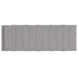 Sun Lounger Cushion Grey 180x60x4 cm Oxford Fabric - 45-Degree Angle