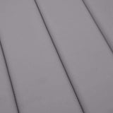 Sun Lounger Cushion Grey 180x60x4 cm Oxford Fabric