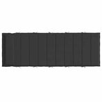 Sun Lounger Cushion Black 180x60x4 cm Oxford Fabric