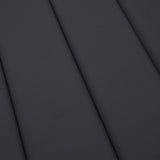 Sun Lounger Cushion Black 180x60x4 cm Oxford Fabric