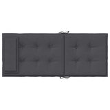 Highback Chair Cushions 6 pcs Anthracite Oxford Fabric