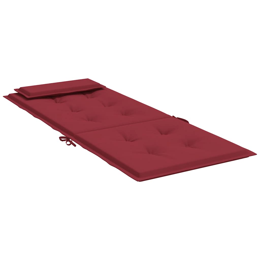 Highback Chair Cushions 6 pcs Wine Red Oxford Fabric