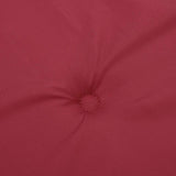 Highback Chair Cushions 6 pcs Wine Red Oxford Fabric