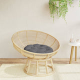 Round Cushion Anthracite Ø 60 x11 cm Oxford Fabric