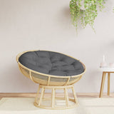 Round Cushion Anthracite Ø 100 x11 cm Oxford Fabric