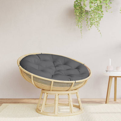 Round Cushion Anthracite Ø 100 x11 cm Oxford Fabric