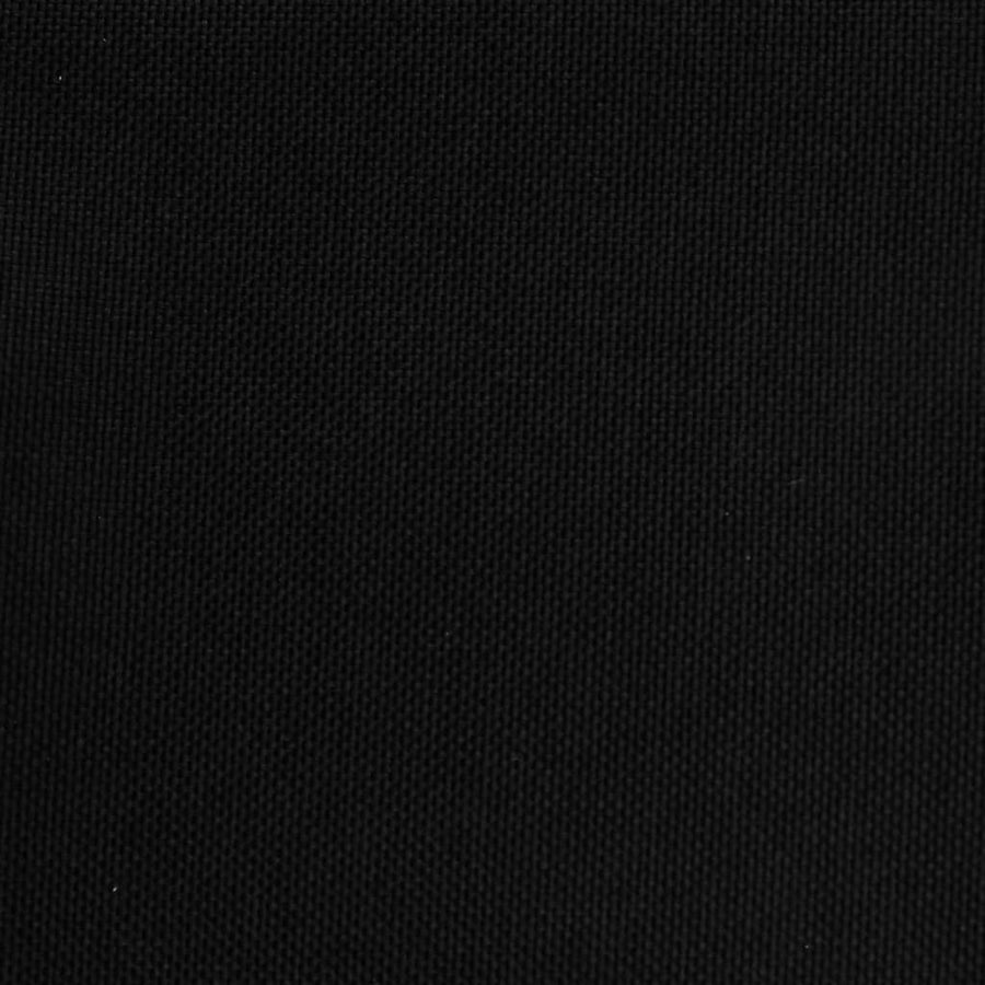 Relaxing Chair with Footstool Black Fabric
