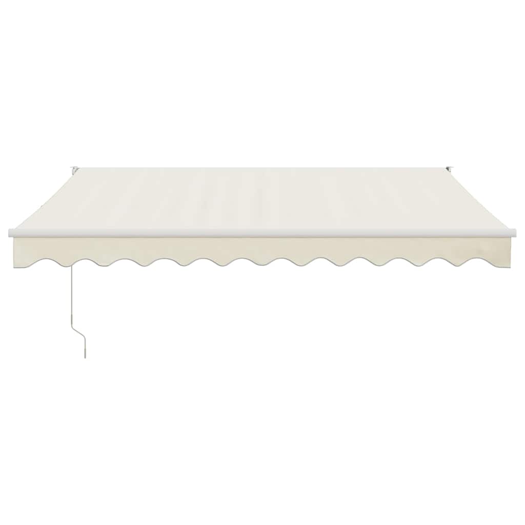 Retractable Awning Cream 3x2.5 m Fabric and Aluminium
